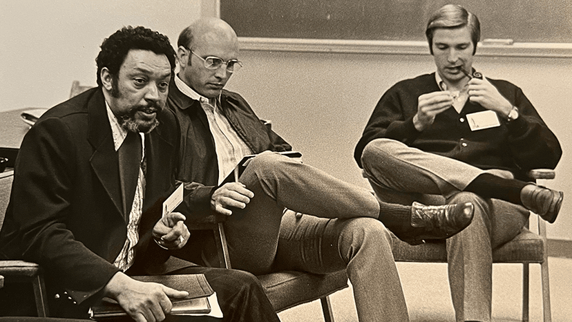 Students in classroom in the 1970s