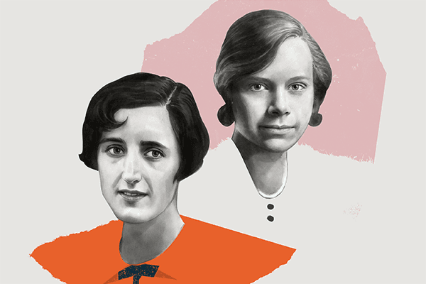 Gertrude Benedict and Helen Carpenter, MBA '30,