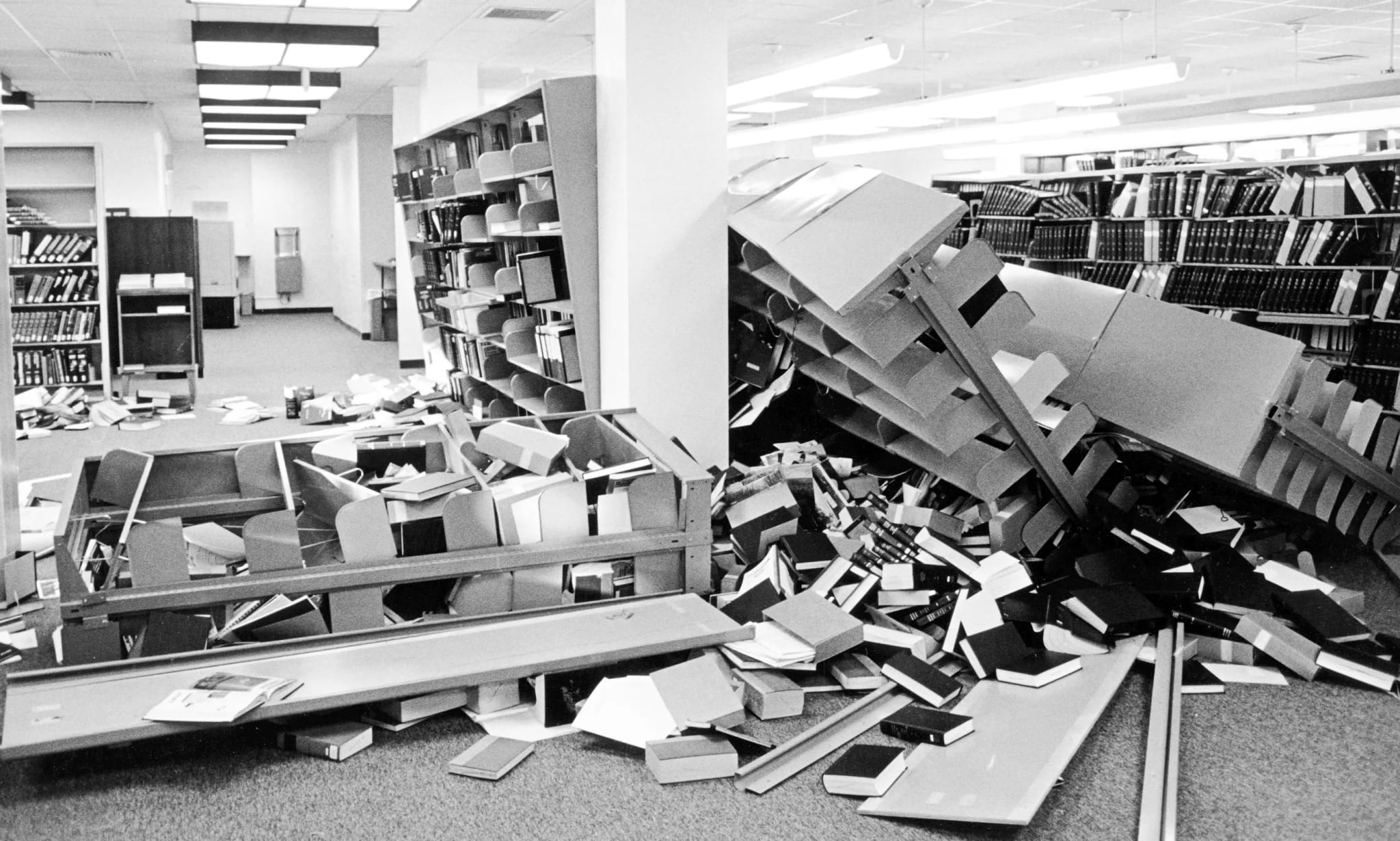 Damage from 1989 earthquake