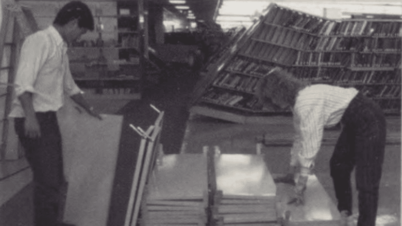 Damage from 89 earthquake