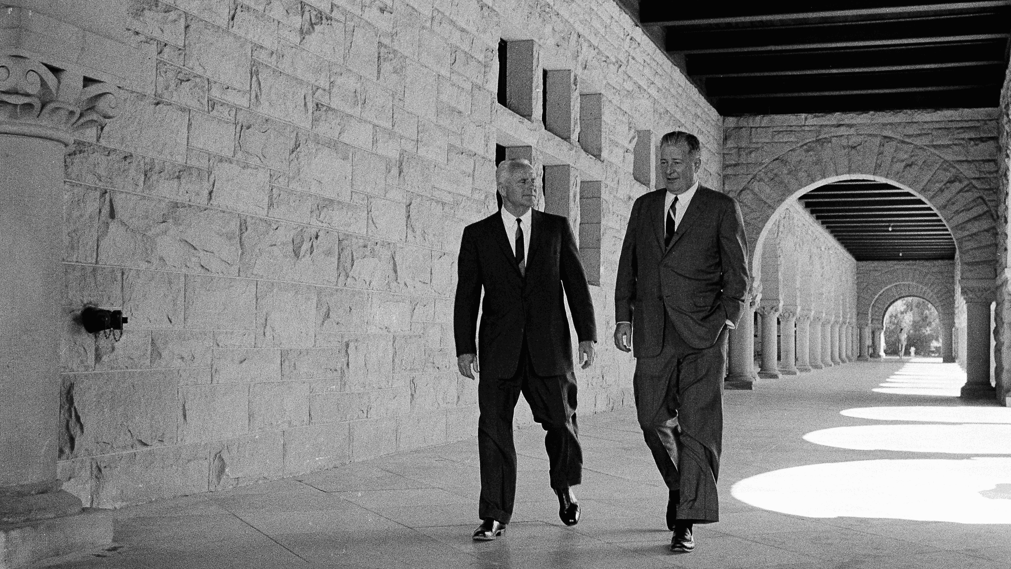 Arbuckle walking along campus
