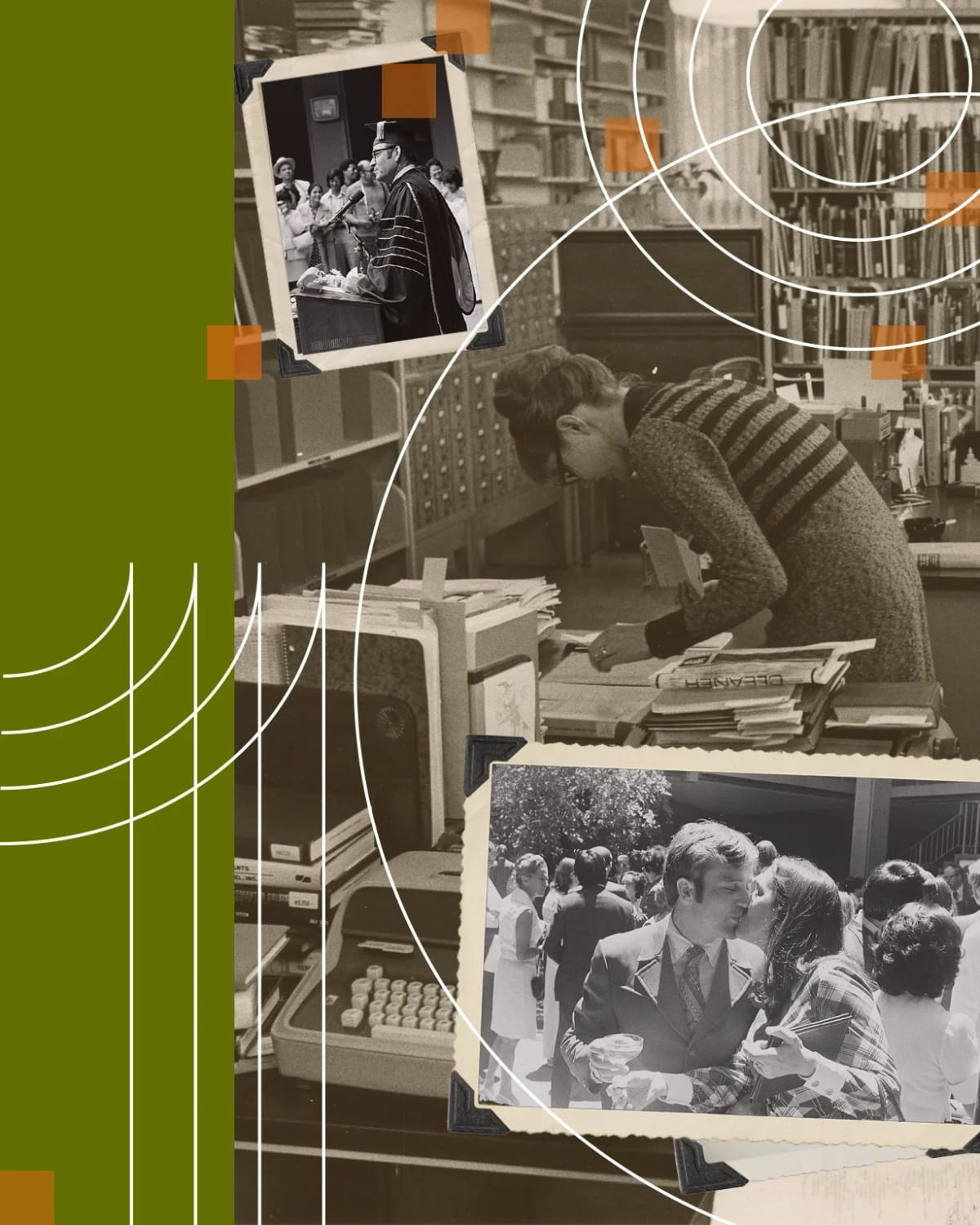 Collage of 1970's images